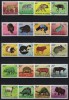 Timbre FUJEIRA 1972 - Mamifere si Dinozauri, Serie Completa - Colectie Dubai