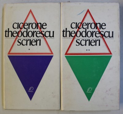 SCRIERI VOL. I - II de CICERONE THEODORESCU , 1969 foto