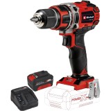 Einhell TE-CD 18/50 Li BL PXC + Starter Kit - Masina de gaurit si insurubat 50 Nm + Set 1 acumulator si incarcator Li-Ion 18 V 4 Ah