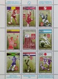 BC911, Bosnia 1998, lot 4 blocuri sport, fotbal, CM Franta (4 poze)
