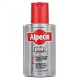 Sampon negru Alpecin Tuning cu cofeina impotriva caderii parului, 200 ml