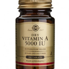 Vitamin A 5000IU Solgar 100cps