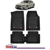 Covorase Auto TeamCar&reg; Tip Tavita Compatibile Mercedes-Benz E-Class W213 (2016&ndash;2023) Negru Material Rezistent, Cauciuc
