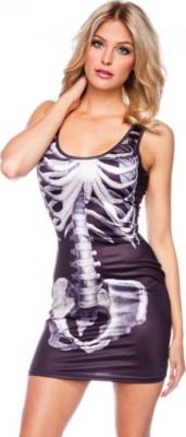 Rochie Schelet Mini Neagra S foto