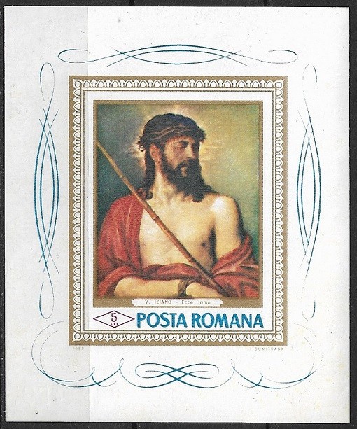 B1217 - Romania 1968 - Tizian bloc neuzat,perfecta stare