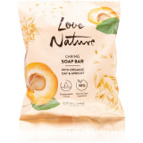 Oriflame Love Nature Organic Oat &amp; Apricot săpun solid 75 g