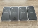 Huse OEM Silicon/Catifea pentru iPhone XS Max, XR, NOI!, Maro, Negru, Rosu, Husa, Apple