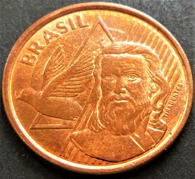 Moneda 5 CENTAVOS - BRAZILIA, anul 2014 * cod 5097 = UNC foto