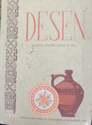 DESEN MANUAL CLASA AVII A 1966 foto