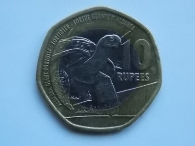 10 RUPEES 2016 SEYCHELLES foto