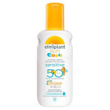 Lotiune spray pentru copii cu protectie solara ridicata Sensitive SPF 50 Optimum Sun, 200 ml, Elmiplant