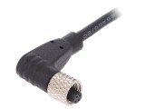 Mufă Mamă M5 4 PIN IP67 60V &icirc;n Unghi