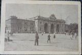 Carte postala, Gara din Odesa, 1943