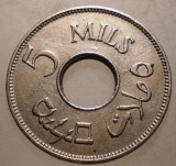 J.343 PALESTINA 5 MILS 1935