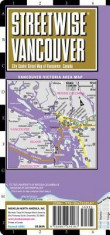 Streetwise Vancouver Map - Laminated City Center Street Map of Vancouver, Canada foto