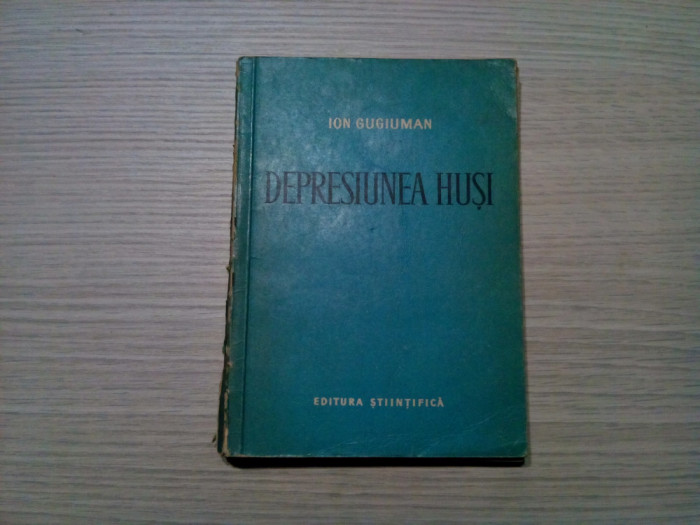 DEPRESIUNEA HUSI - Ion Gugiuman - Stiintifica, 1959, 218 p.; tiraj: 1000 ex.