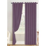 Draperie Atria, Velvet Amelie 501851, poliester, roz plamaniu, semiopac, H 280 cm