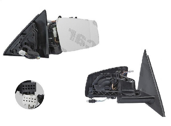 Oglinda exterioara Mercedes Clasa E (W212) Sedan/Combi, 09.2009-02.2013, Clasa E (W212) , 02.2013-, Dreapta, reglare electrica; fara carcasa; incalzi