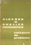 Algebra si analiza matematica. Culegere de probleme (volumul 2) - D. Flondor, Nicolae Donciu