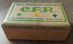 Trusa individuala sanitara CFR foto