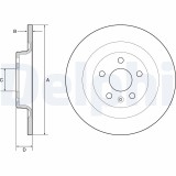 DELPHI BG4950C Disc frana
