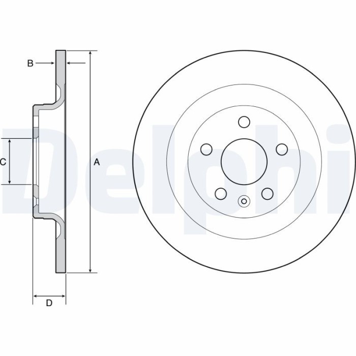 DELPHI BG4950C Disc frana