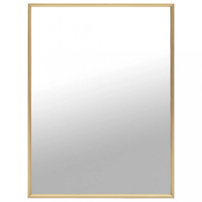 Oglindă, auriu, 80x60 cm foto
