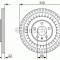 Disc frana AUDI A6 (4G2, C7, 4GC) (2010 - 2016) BOSCH 0 986 479 750