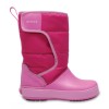Cizme Crocs Lodgepoint Snow Boot Roz - Candy Pink, 22