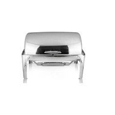 Chafing dish inox cu 1 tava GN 1/1, 13 litri, capac rolltop