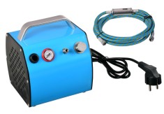 Compresor aerograf AS-177A furtun manometru cu filtru foto