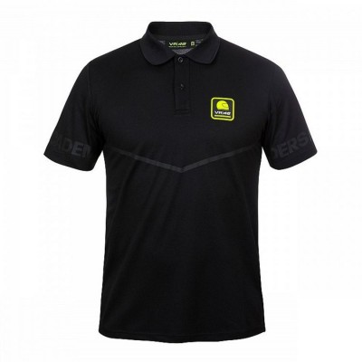 Valentino Rossi tricou polo black helmet Riders Academy - M foto