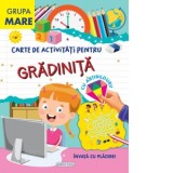 Carte de activitati pentru gradinita, cu abtibilduri - Grupa mare