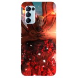 Husa compatibila cu Oppo A5 (2020) model Baryon Naruto Uzumaki, Silicon, TPU, Viceversa, Transparent, Carcasa