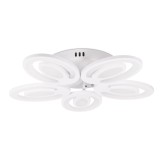 Plafoniera Petal LED 80W 3CCT cu telecomanda, alb, Erste