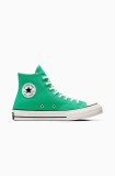 Converse tenisi Chuck 70 culoarea verde, A08613C