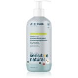 Attitude Sensitive Natural Baby Oatmeal sampon si gel de baie 2 in 1 pentru piele sensibila pentru copii 473 ml