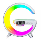 Boxa 4A PRO 4 in 1 cu ceas, alarma, BT, RGB, incarcare wireless