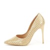 Pantofi bej cu imprimeu Alice 01, 39, 40