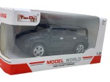 Macheta metal Hummer negru cu sunet si lumini 1:28