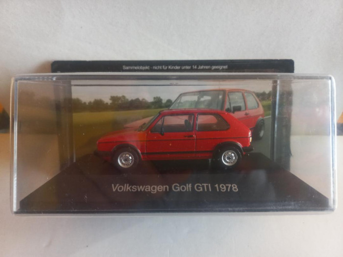 Macheta Volkswagen Golf GTI - 1978 1:43 Deagostini Volkswagen