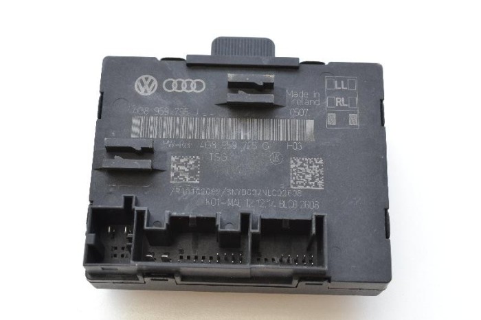 Modul de control ușă st&acirc;nga spate AUDI A6 4G2, C7, 4GC 2015 OEM: 4G8959795G 2022263