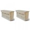 Case de vrabii, 2 buc., 44 x 15,5 x 21,5 cm, lemn