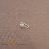 Piercing Nas Fals Argint SaraTremo Danger - Nu Necesita Gaura, 1cm, Certificat Argint
