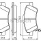 Set placute frana,frana disc TOYOTA AURIS (NRE15, ZZE15, ADE15, ZRE15, NDE15) (2006 - 2012) BOSCH 0 986 494 260