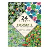 Cumpara ieftin Succulents Gift Wrapping Paper - 24 Sheets 18 X 24 (45 X 61 Cm) Wrapping Paper