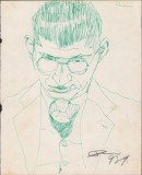 A1688 Schiță de Dimitrie &bdquo;Puiu&rdquo; Eitel, 1939, semnată