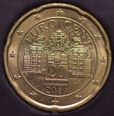 20 euro cent Austria 2019 foto