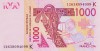 Bancnota Statele Africii de Vest 1.000 Franci 2012 - P715Kj UNC ( Senegal )