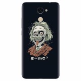 Husa silicon pentru Huawei Enjoy 7 Plus, Albert Einstein Caricature